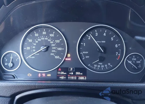 2014 BMW 320I z USA, uszkodzony, nr VIN WBA3B1G56ENT01202